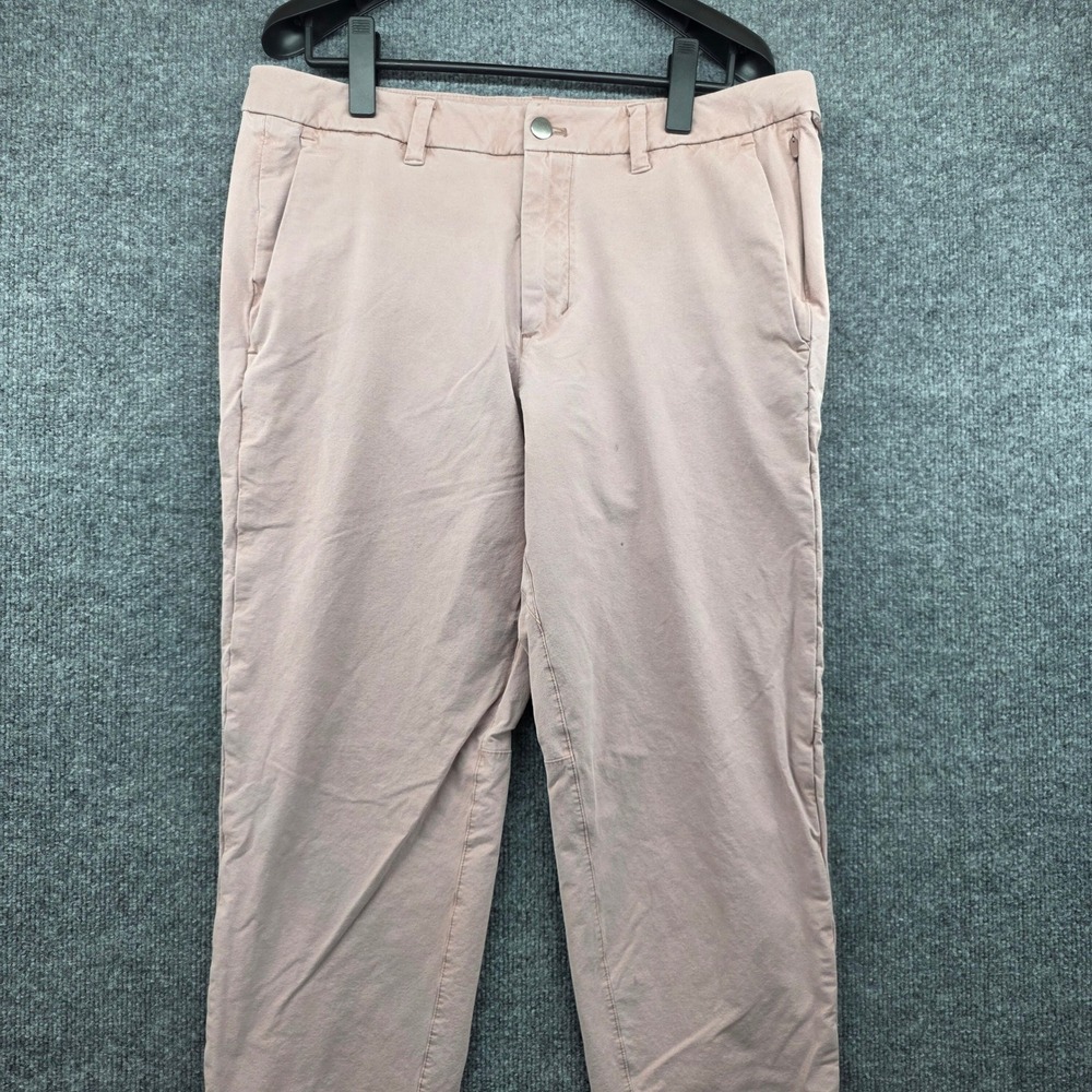 Lululemon Commission Pant Classic Mens 34 Dusty Rose Mauve Technical Chino Pants